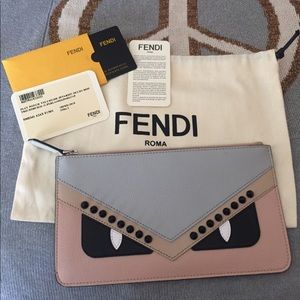 Fendi Flat Monster Pouch